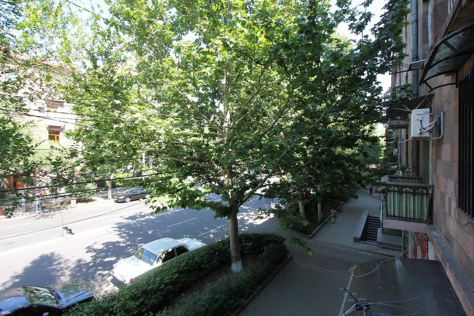 view from the balcony
