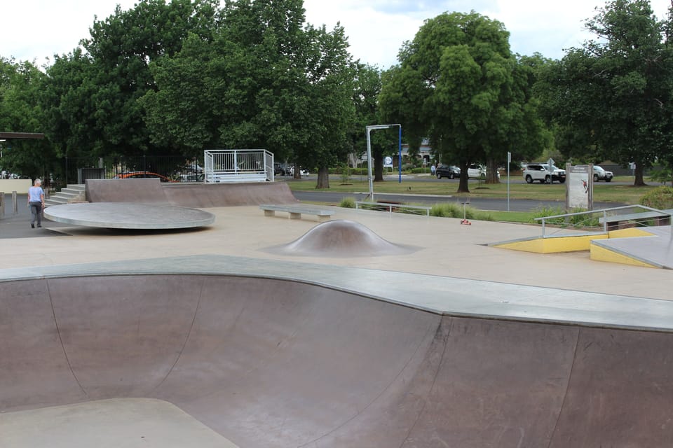 The Mansfield skate park and rock climbing wall is great for kids (free access)