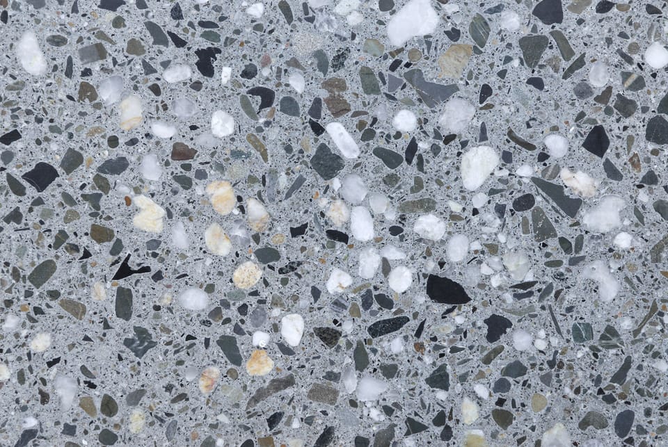 Polished concrete floors throughout