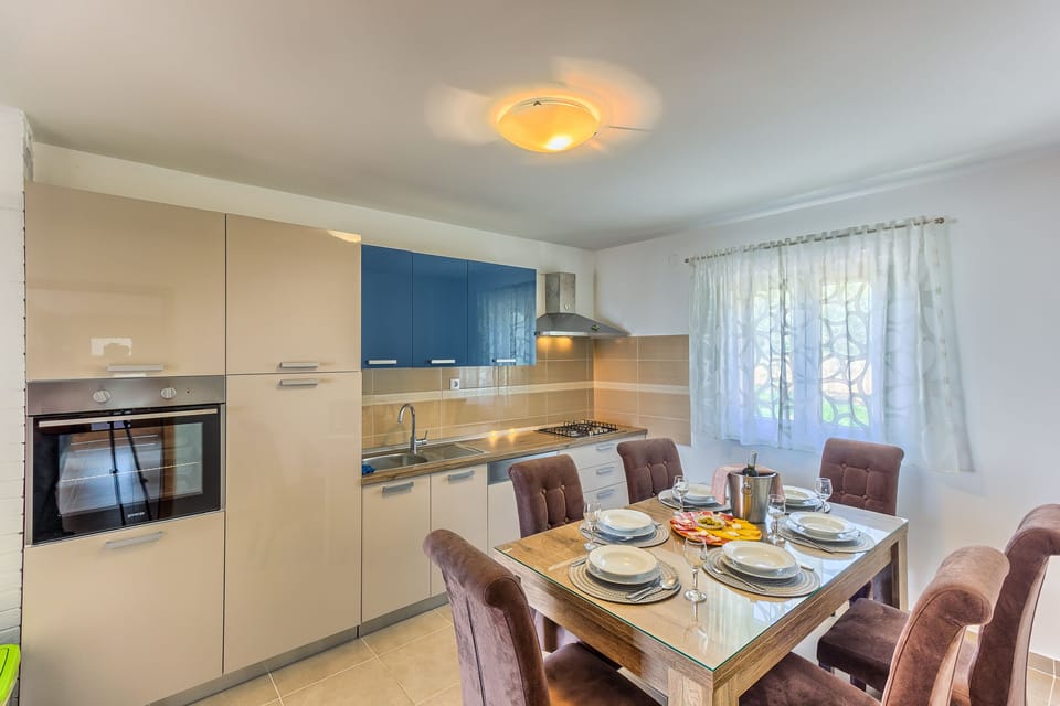 kitchen with dining room