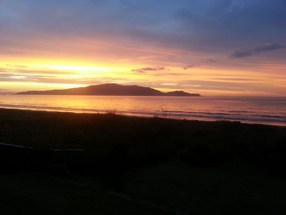 Sunset from the front deck