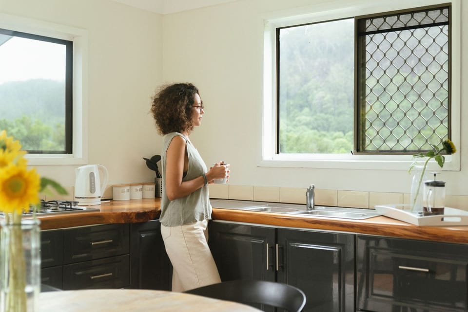 Kitchen with a view 