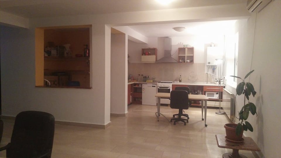 living+open kitchen