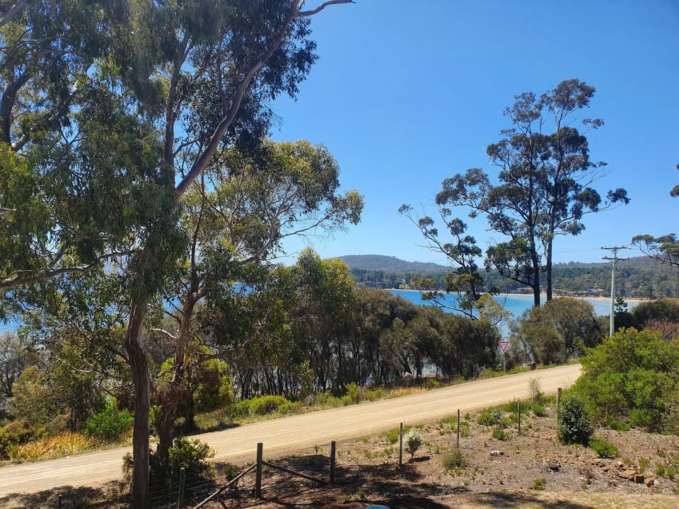 View from upstairs deck