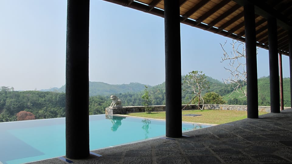 Pool as seen from the Front Verandah