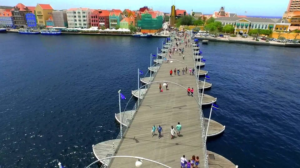 Pondjesbrug located at our capital, Punda.