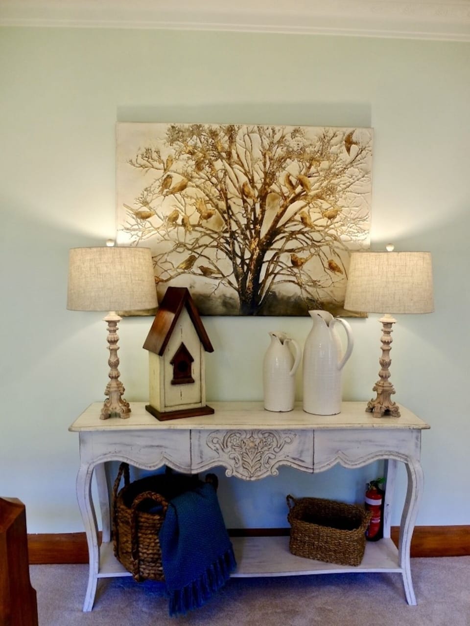Decor in hallway