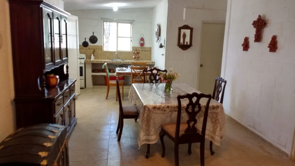 Mexican environment in the dining room