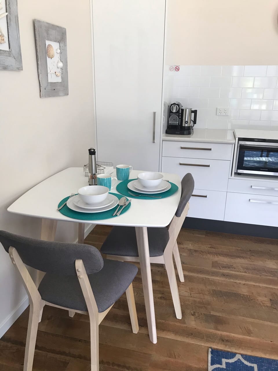 Enjoy a meal at the table