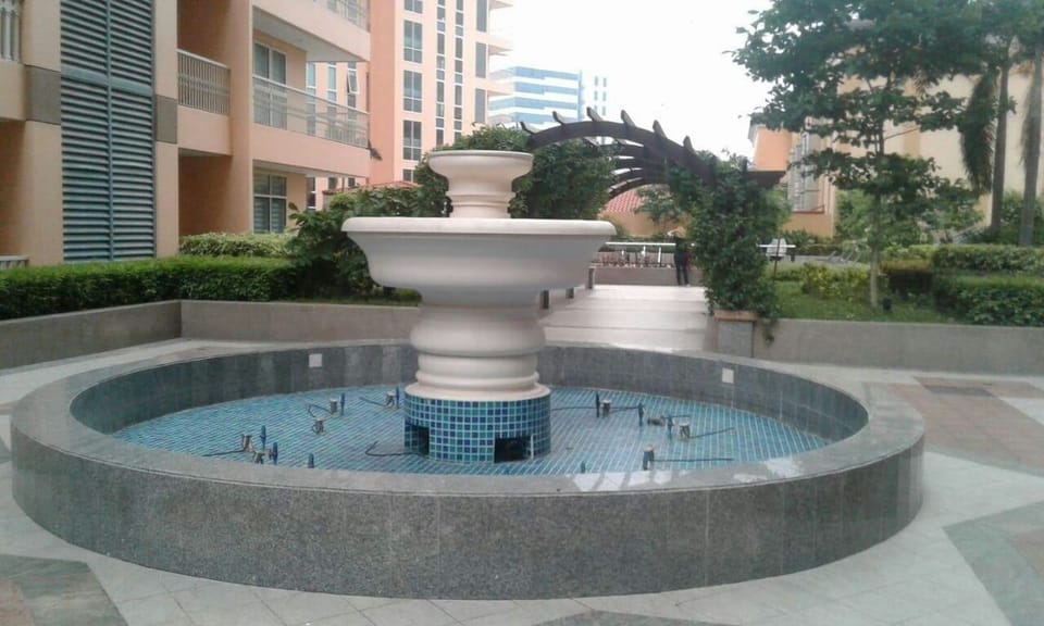 Fountain near the Pool