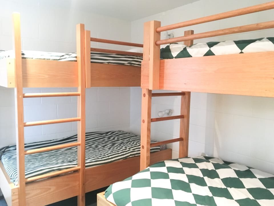 Down doonas on all beds with all linen provided