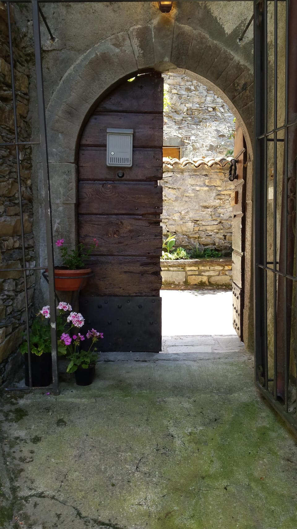 Entrance to courtyard