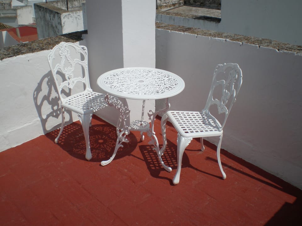 Corner of lower terrace