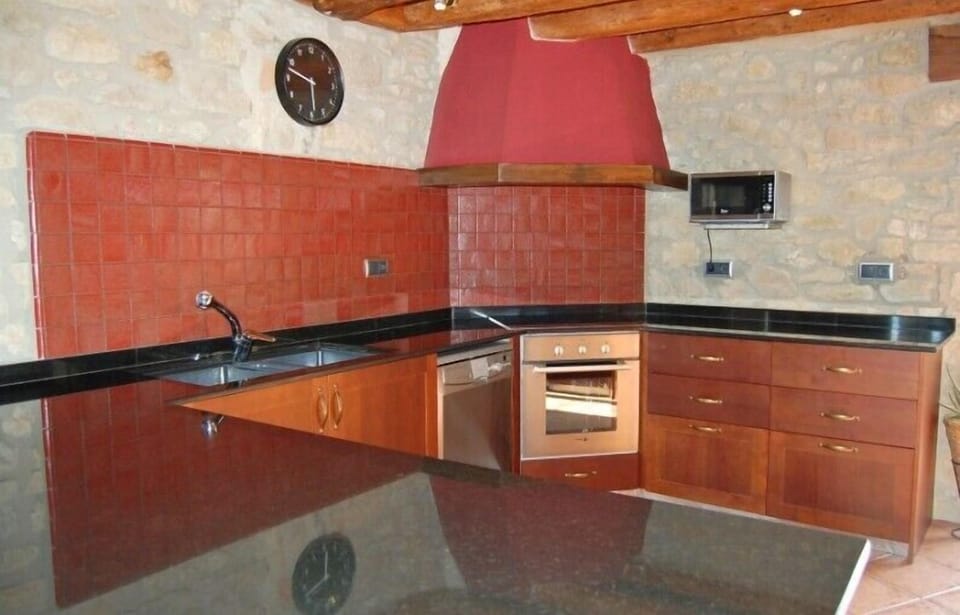 ONe of two kitchens in the house