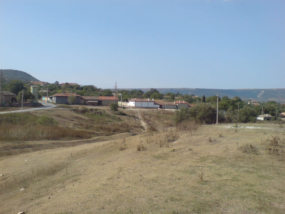 The villa from a distance