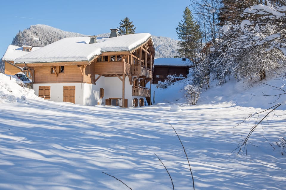 the chalet in winter