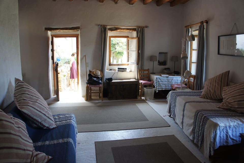Sitting room looking out to the terrace
