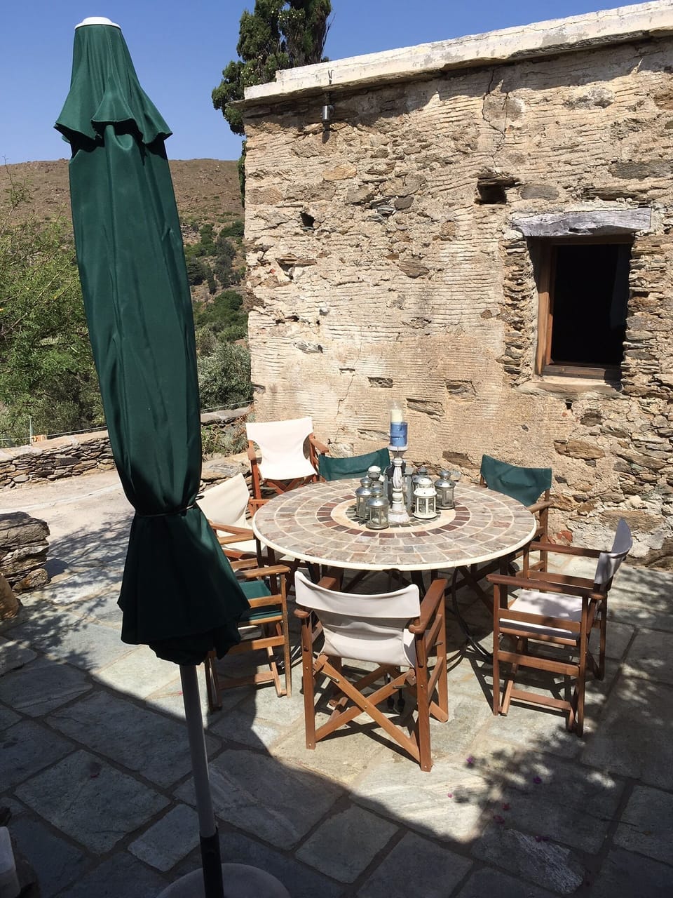 Outside dining area 
