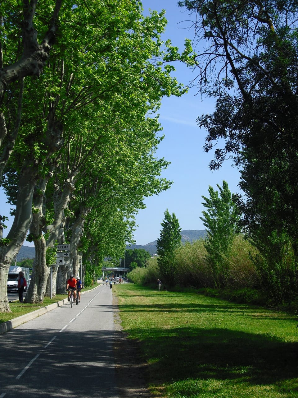 Cycle path to Sainte Maxime/ Saint Tropez