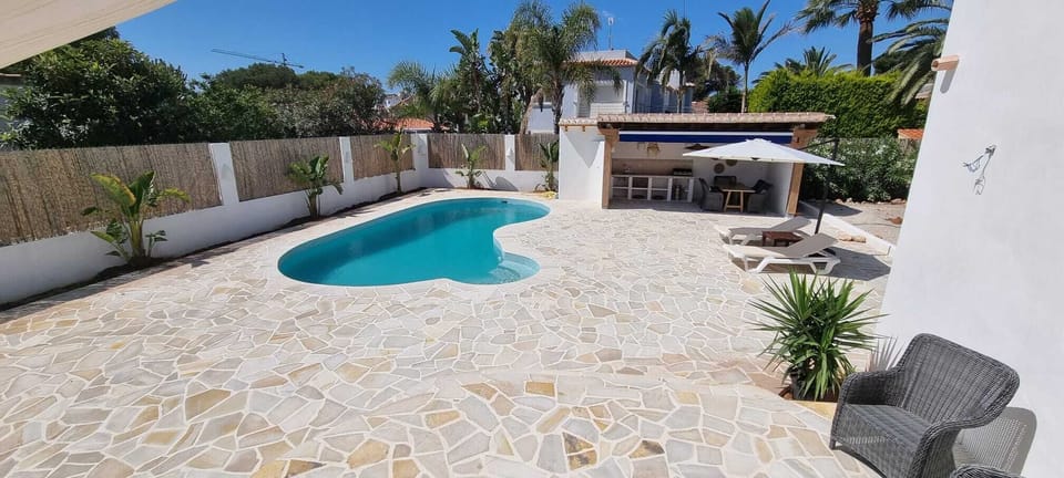 New pool and terrace