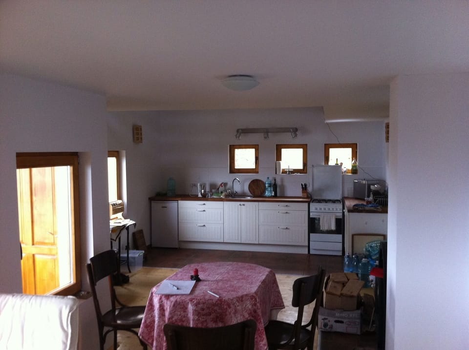 Open, well-equipped kitchen (we love cooking well!)