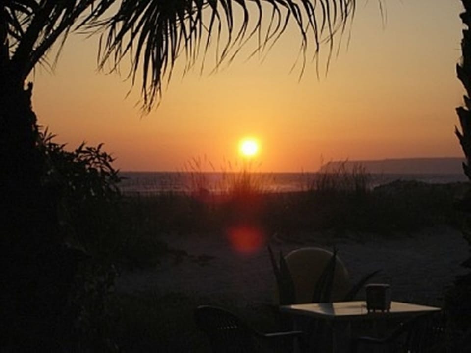 Zahara has spectacular sunsets here is one from  our favourite restaurant.