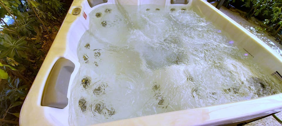 hydromassage pool,  light therapy ( jacuzzi )