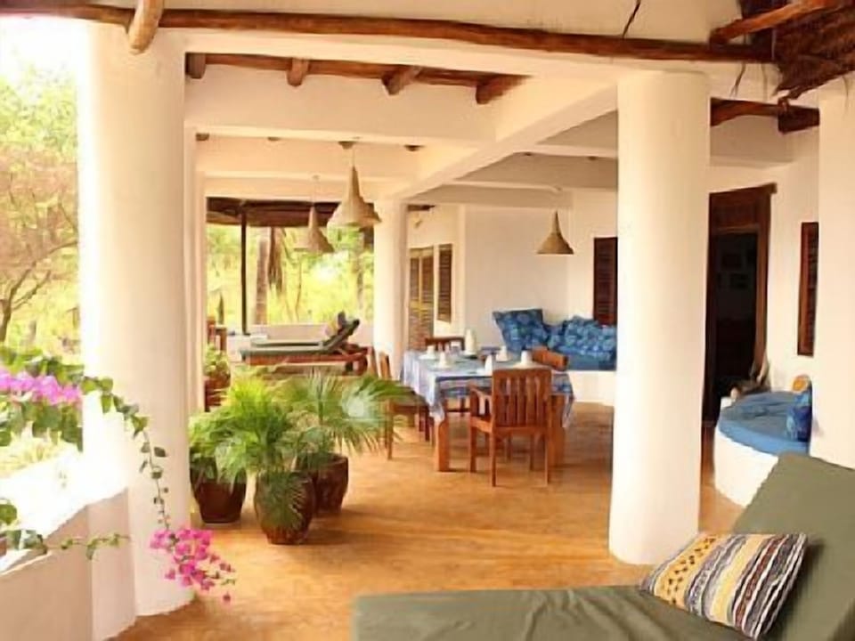 Our spacious verandah 100 m2 is welcoming