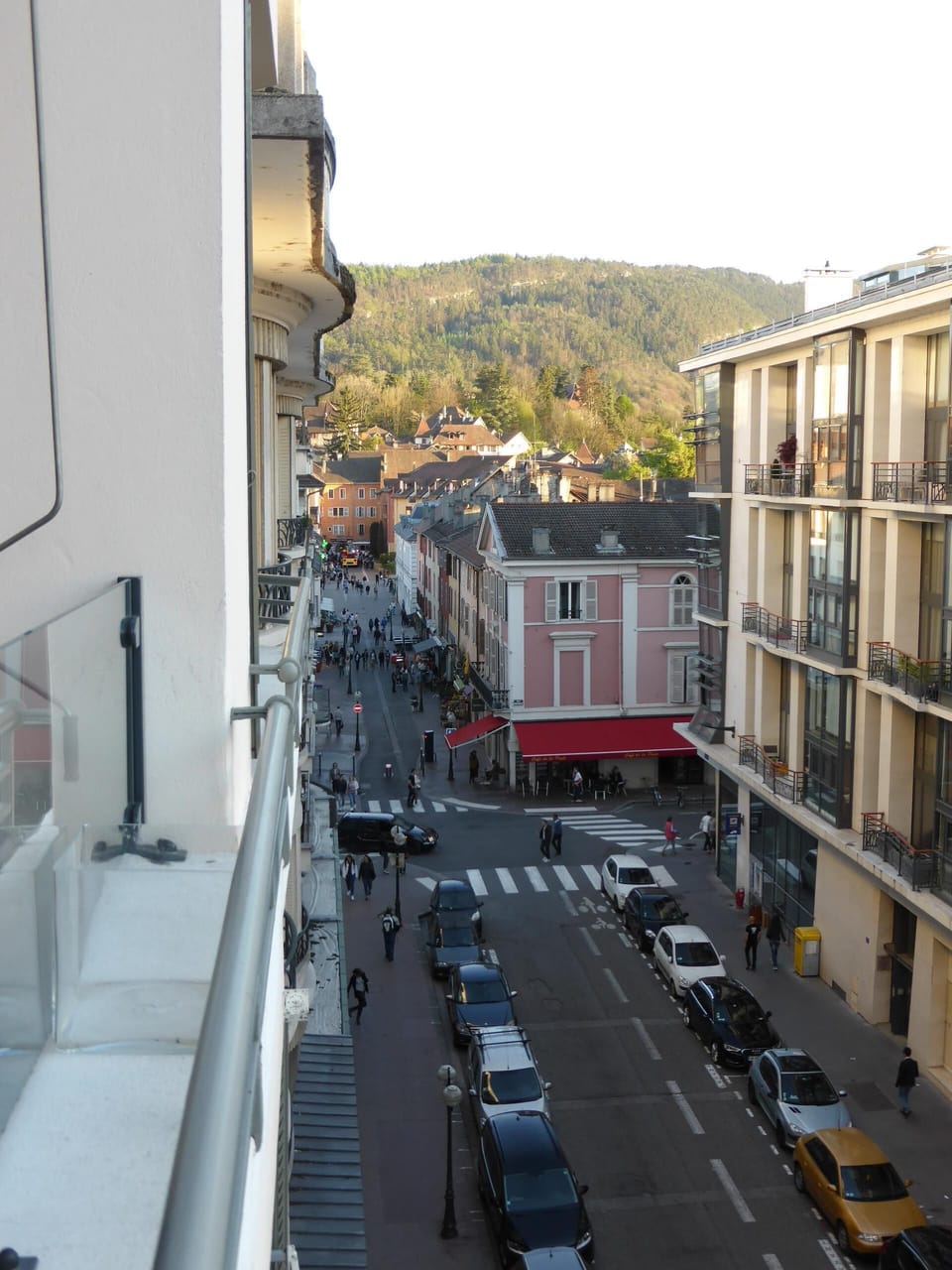 The old town begins at the intersection, 50 meters