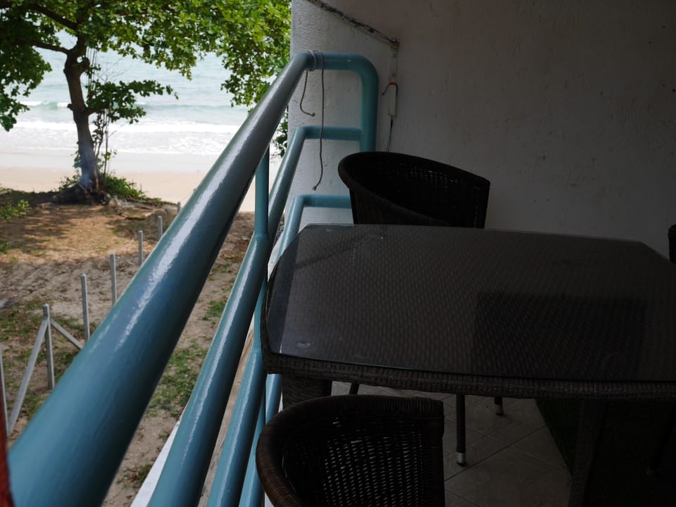 Balcony with ocean view