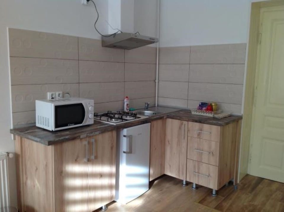 The kitchenette