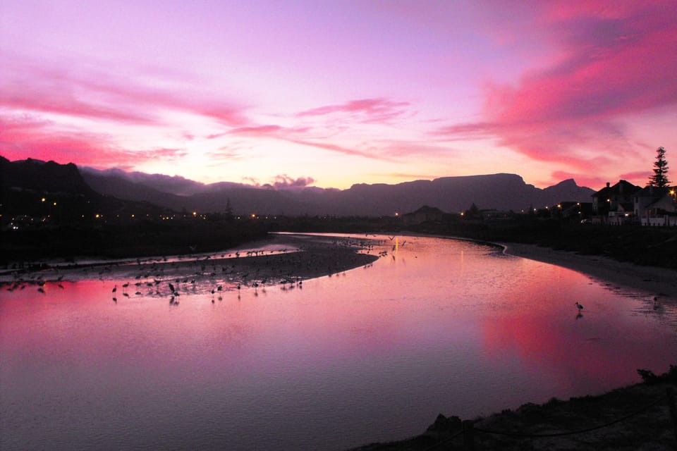 Arriving at sunset in June