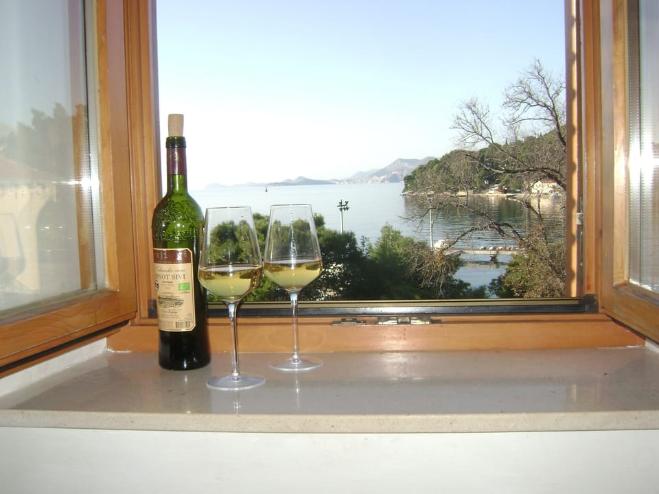 view from the second floor room