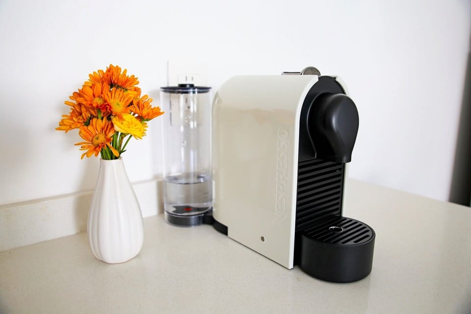 Nesspreso machine available for guests
