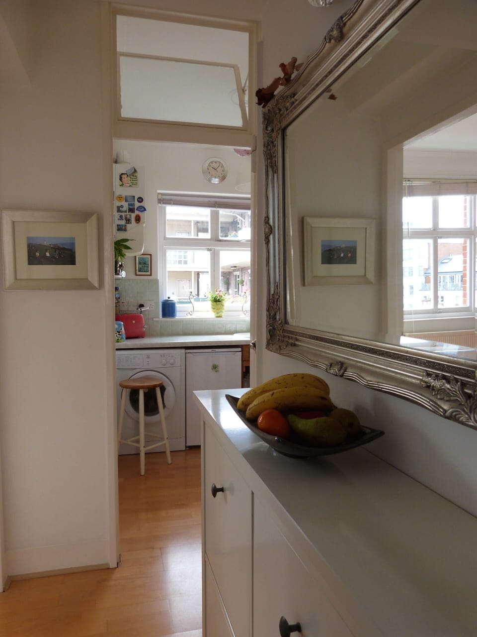 Hall leading into the kitchen