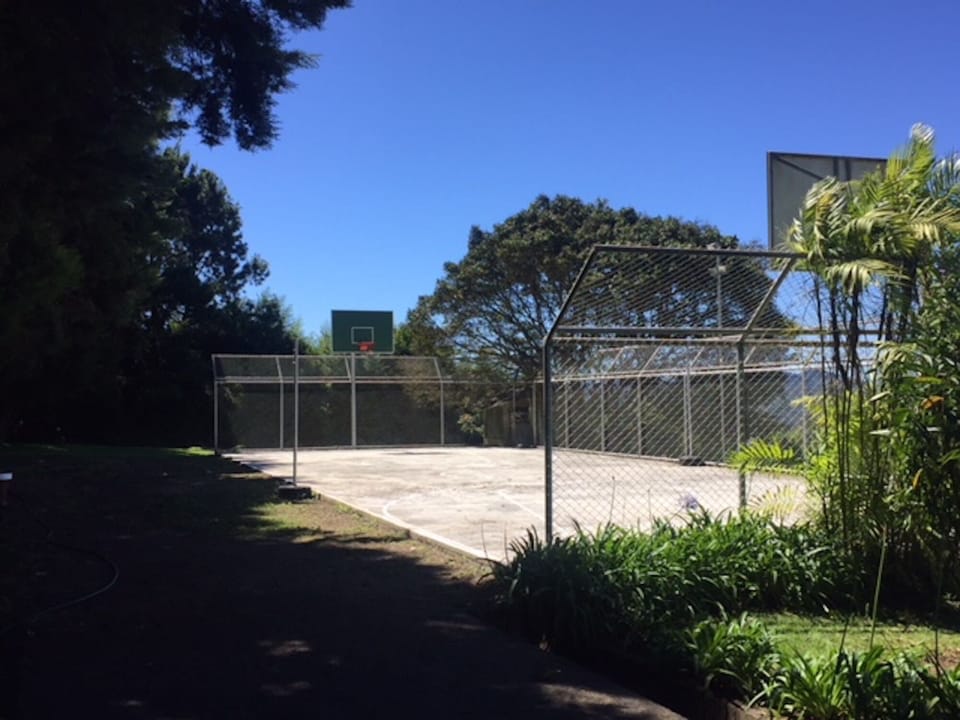 Sharedbasketball court.