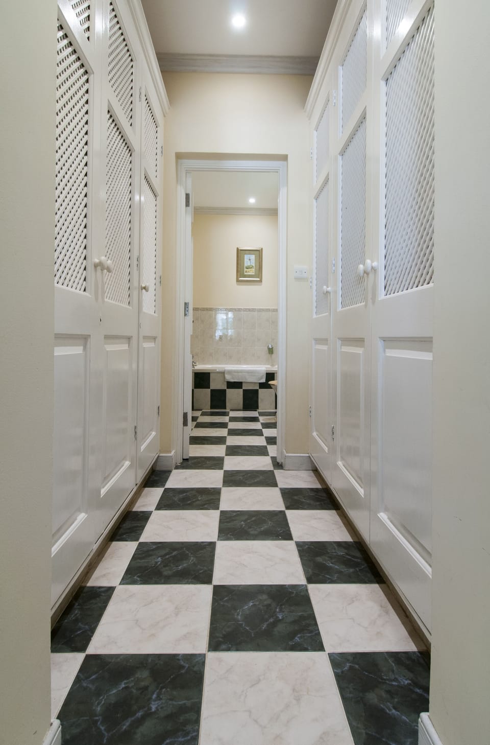 Master bedroom closet space