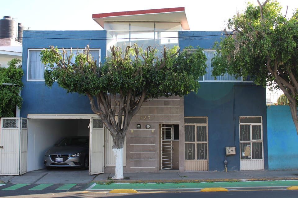 Frontal facade