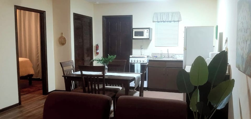 Kitchen and dining area