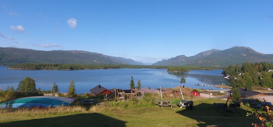 Playground next to the cabins