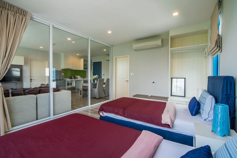Bedroom 2 has blackout curtains to ensure your privacy