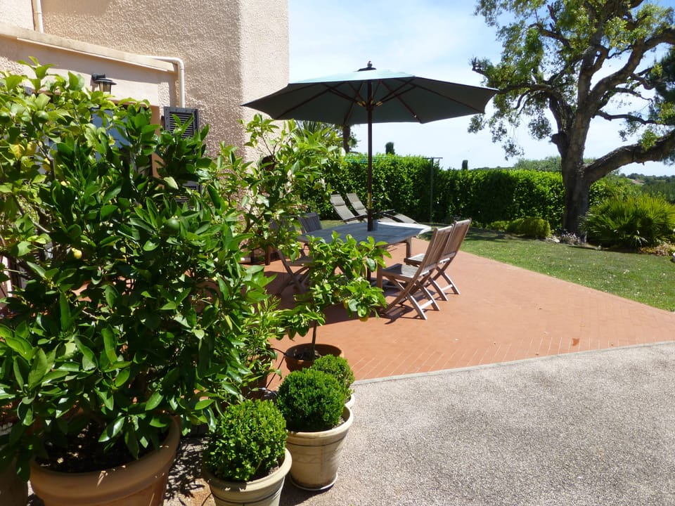 View coming in to the garden from the private parking.