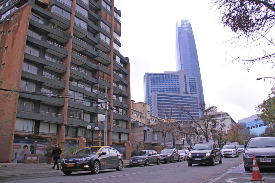 Mall Costanera Center , the largest in South America at 100 meters