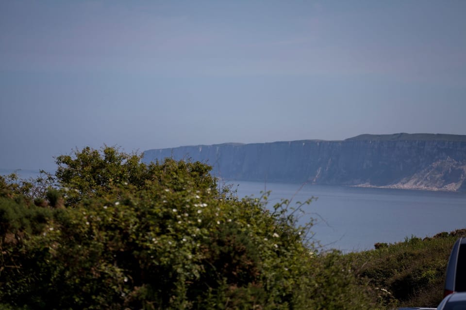 View of the Bay toward Bempton Cliffs (on walk down to beach)