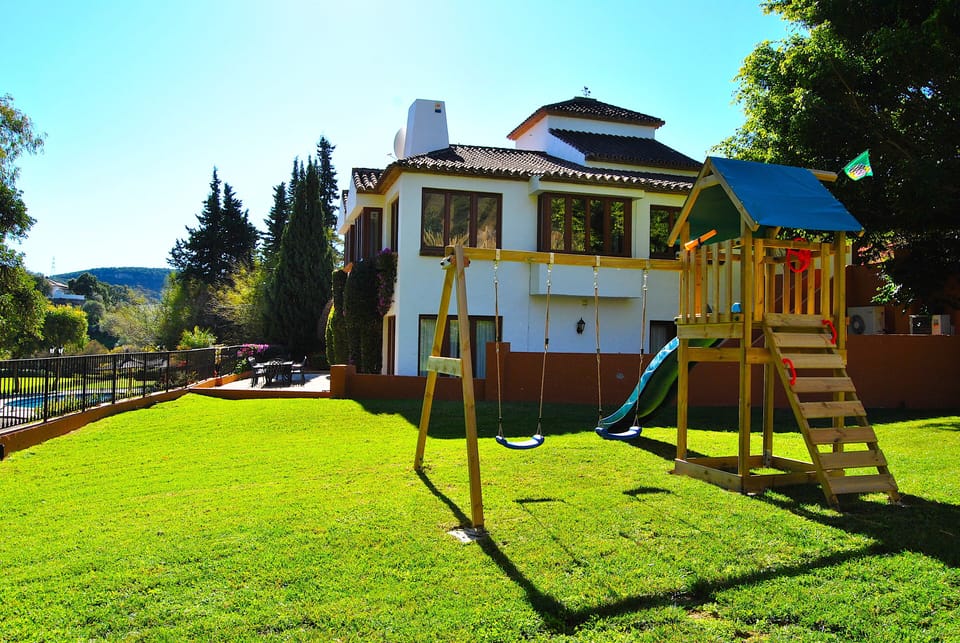New Children's Slide and Swing Set