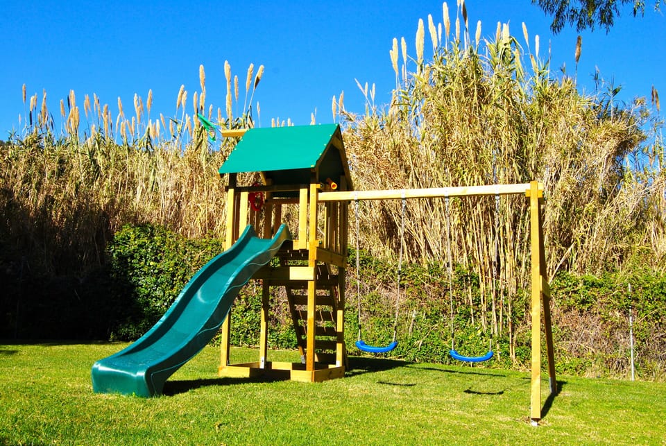 New Children's Slide and Swing Set