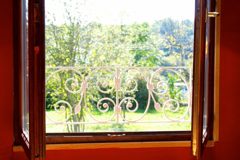 view from mezzanine window