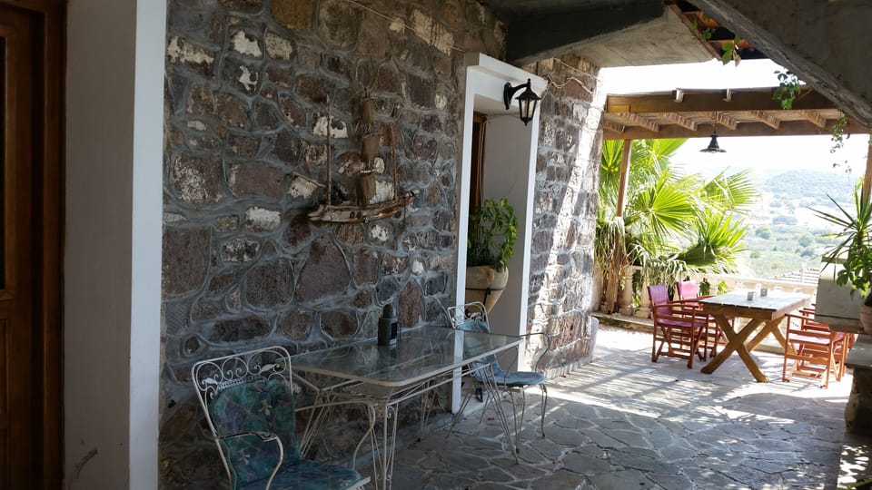 Cool area on the terrace