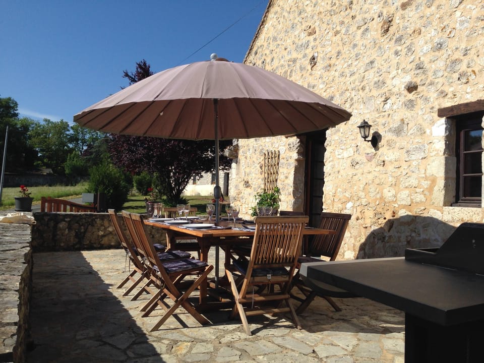 The sunny terrace