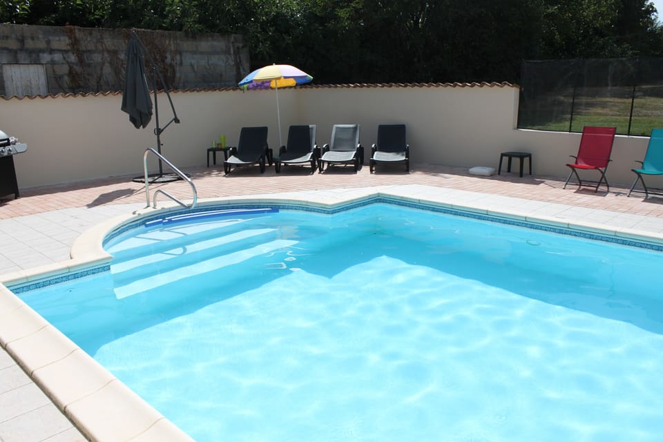 Large, private, heated pool 